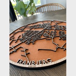 Tranbjerg bykort i tr�