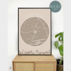 Vester Nebel Cirkelplakat 70 Stk