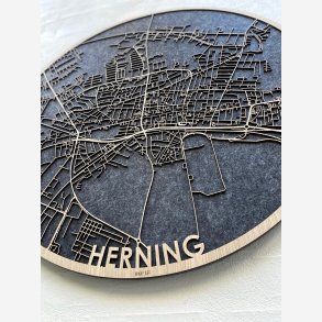 Herning bykort i tr
