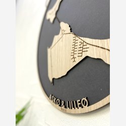 Ask &amp; Lille bykort i tr