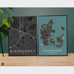 Bjerregrav byplakat 35 stk