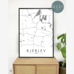 Bjerlev byplakat 25 stk