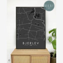 Bjerlev byplakat 25 stk