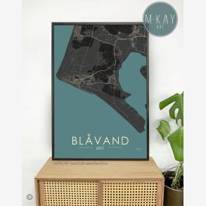 Bl�vand byplakat 150 stk