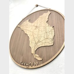 Thyholm bykort i tr�