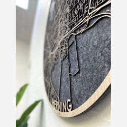 Herning bykort i tr�