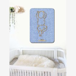 Fdselstavle i tr og akustikfilt - HANDS UP