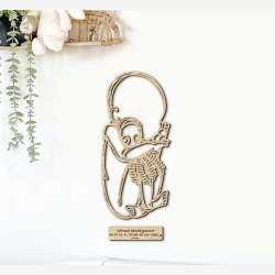 F�dselstavle i tr� - CUDDLE med sprutte