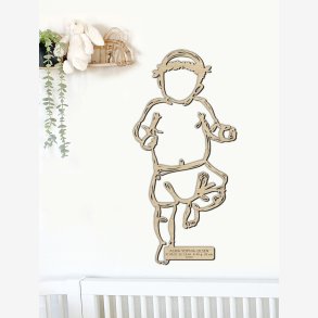 Fdselstavle i tr - FLOWER