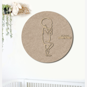 PR�MATUR Sleepy  - �60cm F�dselstavle i tr� og akustikfilt
