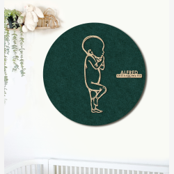 PR�MATUR Sleepy  - �60cm F�dselstavle i tr� og akustikfilt