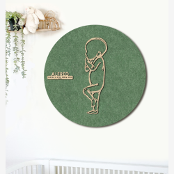 PR�MATUR Sleepy  - �60cm F�dselstavle i tr� og akustikfilt