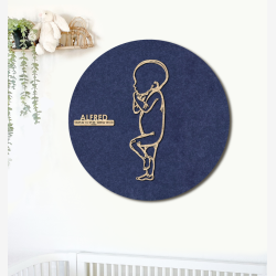 PR�MATUR Sleepy  - �60cm F�dselstavle i tr� og akustikfilt