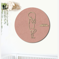 PR�MATUR Sleepy  - �60cm F�dselstavle i tr� og akustikfilt