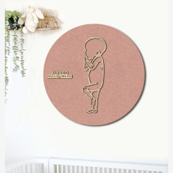 PR�MATUR Sleepy  - �60cm F�dselstavle i tr� og akustikfilt