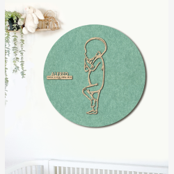 PR�MATUR Sleepy  - �60cm F�dselstavle i tr� og akustikfilt
