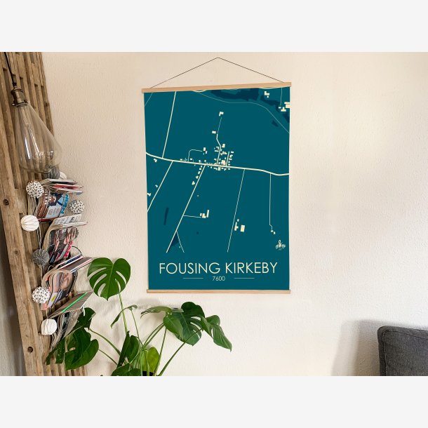 Fousing Kirkeby Kirkeby byplakat 50 stk
