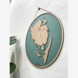 Fyn og det sydfynske hav kort i tr