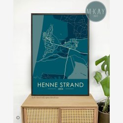 Henne Strand byplakat 70 stk