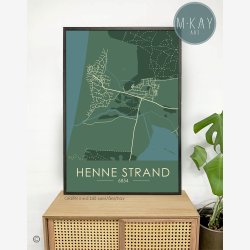 Henne Strand byplakat 70 stk