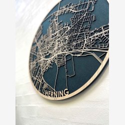 Herning bykort i tr�