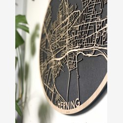 Herning bykort i tr�