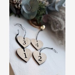 Adventstal hjerter