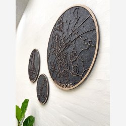 Fredensborg bykort i tr