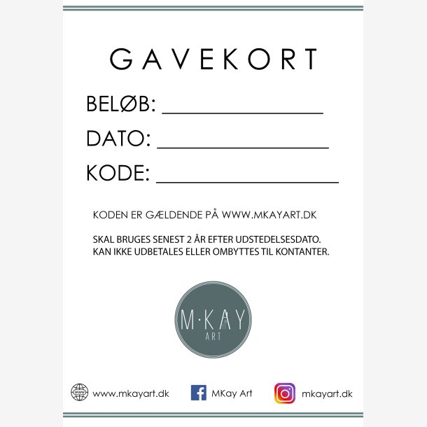 Print-selv-gavekort MKay Art