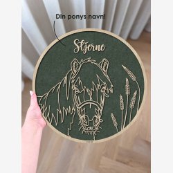 Stregtegning - Shetlandspony