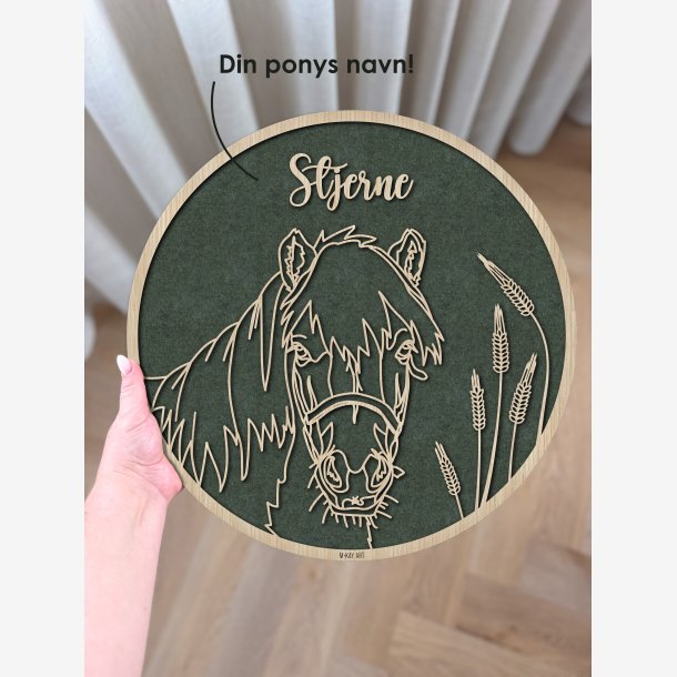 Stregtegning - Shetlandspony