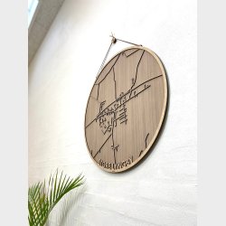 Store Lyngby bykort i tr