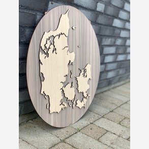 Simpelt Danmarkskort