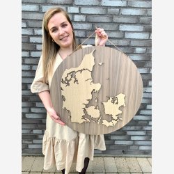 Simpelt Danmarkskort