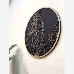 Skive bykort i tr�