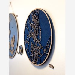 Skive bykort i tr�