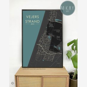 Vejers Strand byplakat 75 stk