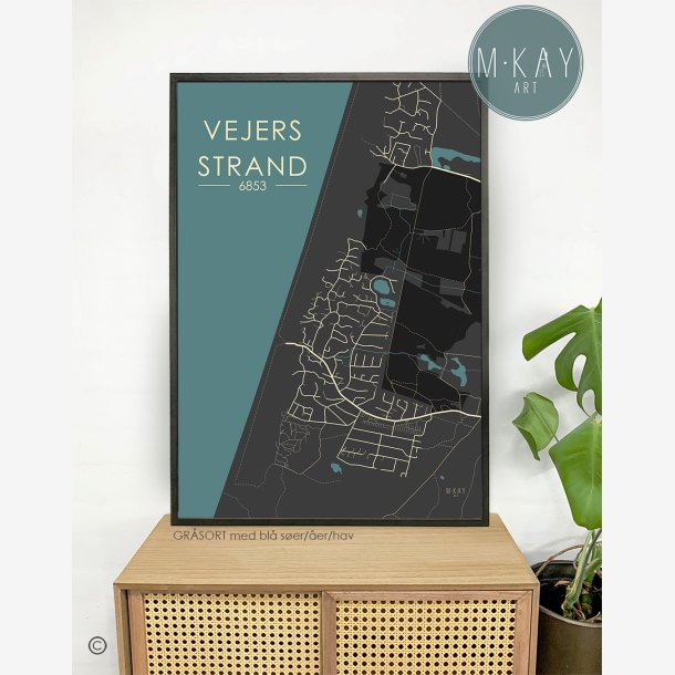 Vejers Strand byplakat 75 stk