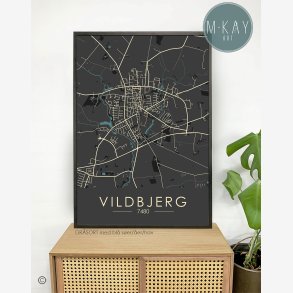 Vildbjerg byplakat 50 stk