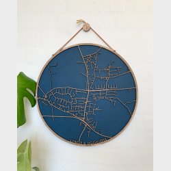 Lynge &amp; Uggelse bykort i tr