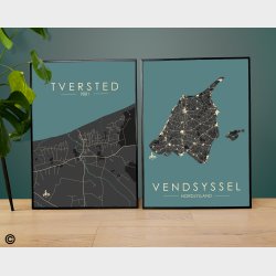 Tversted byplakat 75 stk