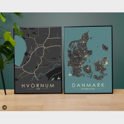 Hvornum byplakat 35 stk