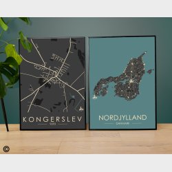 Kongerslev byplakat 55 stk