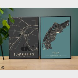 Sjørring byplakat 65 stk