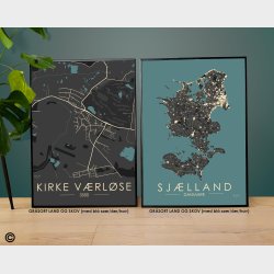 Kirke Værløse byplakat 80 stk