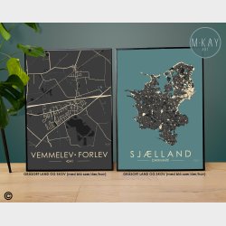 Vemmelev-Forlev byplakat 70 stk