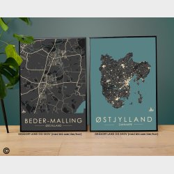 Beder-Malling byplakat 95 stk