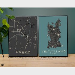 Gudum byplakat 40 stk