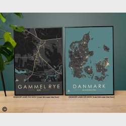 Gammel Rye byplakat 75 stk