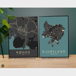 Rønde byplakat 45 stk